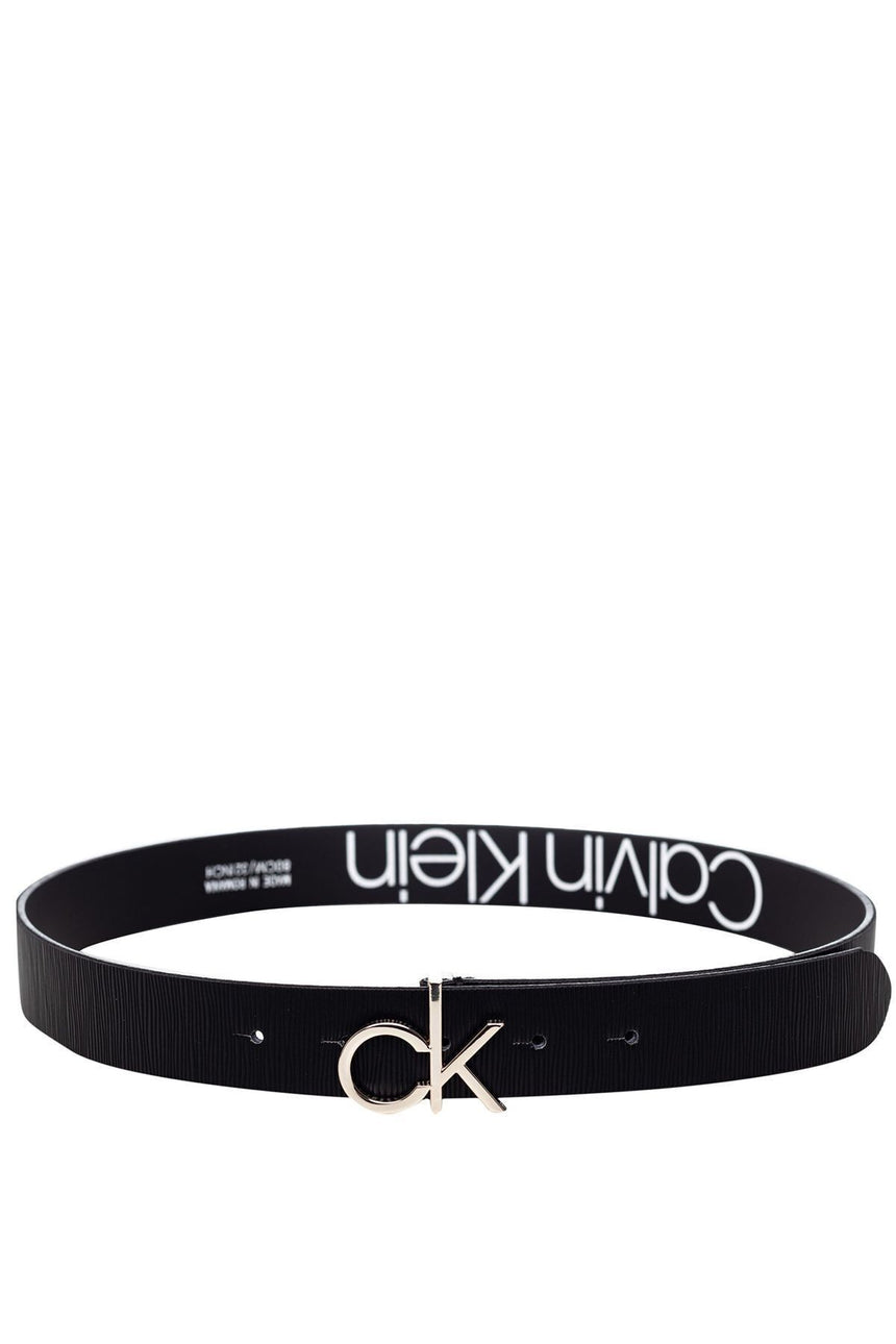 Calvin Klein Re-Lock Low Ck 90cm / 36 Inch Ep Kadın Kemer Black