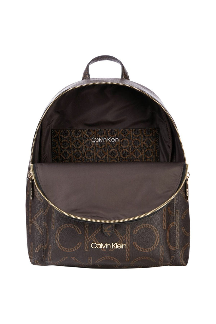 Calvin Clein Mono Scale Kadın Sırt Çantası Brown Mono