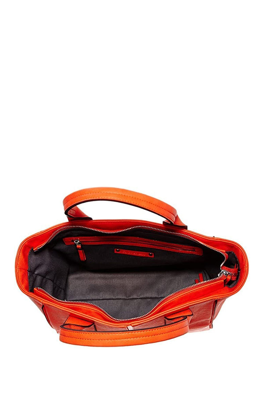 Calvin Klein Maddie Medium Ew Tote Kadın El Çantası Tangerine Tango PT