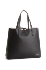 Calvin Klein Ck Reversible Kadın Omuz Çantası Black / Dusted Ivory