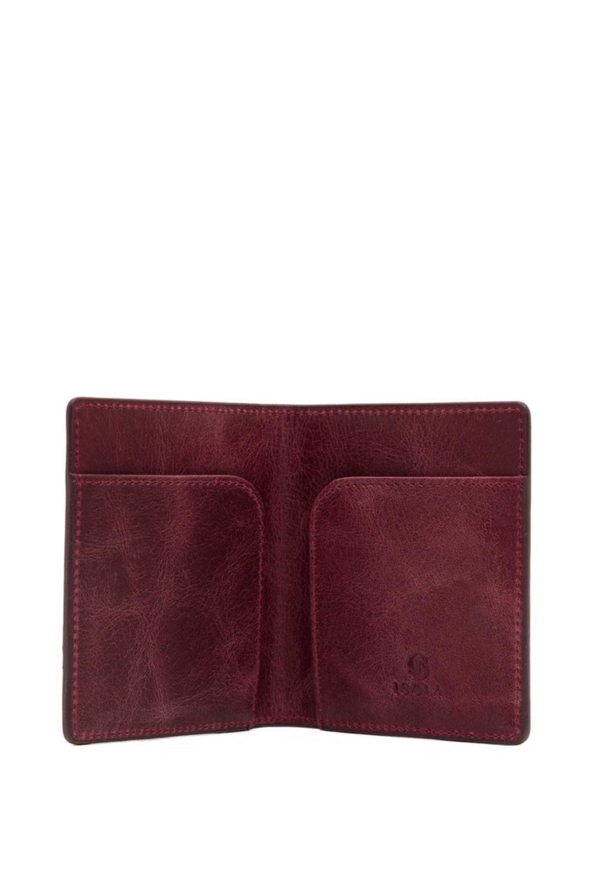 Isola Kai Erkek Hakiki Deri Cüzdan Bordo