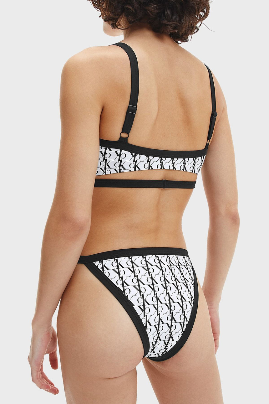 Calvin Klein CK Monogram Desenli Kadın Bikini Altı