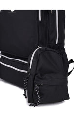 Bear & Deer Kangroo Çok Gözlü Sırt Çantası Siyah