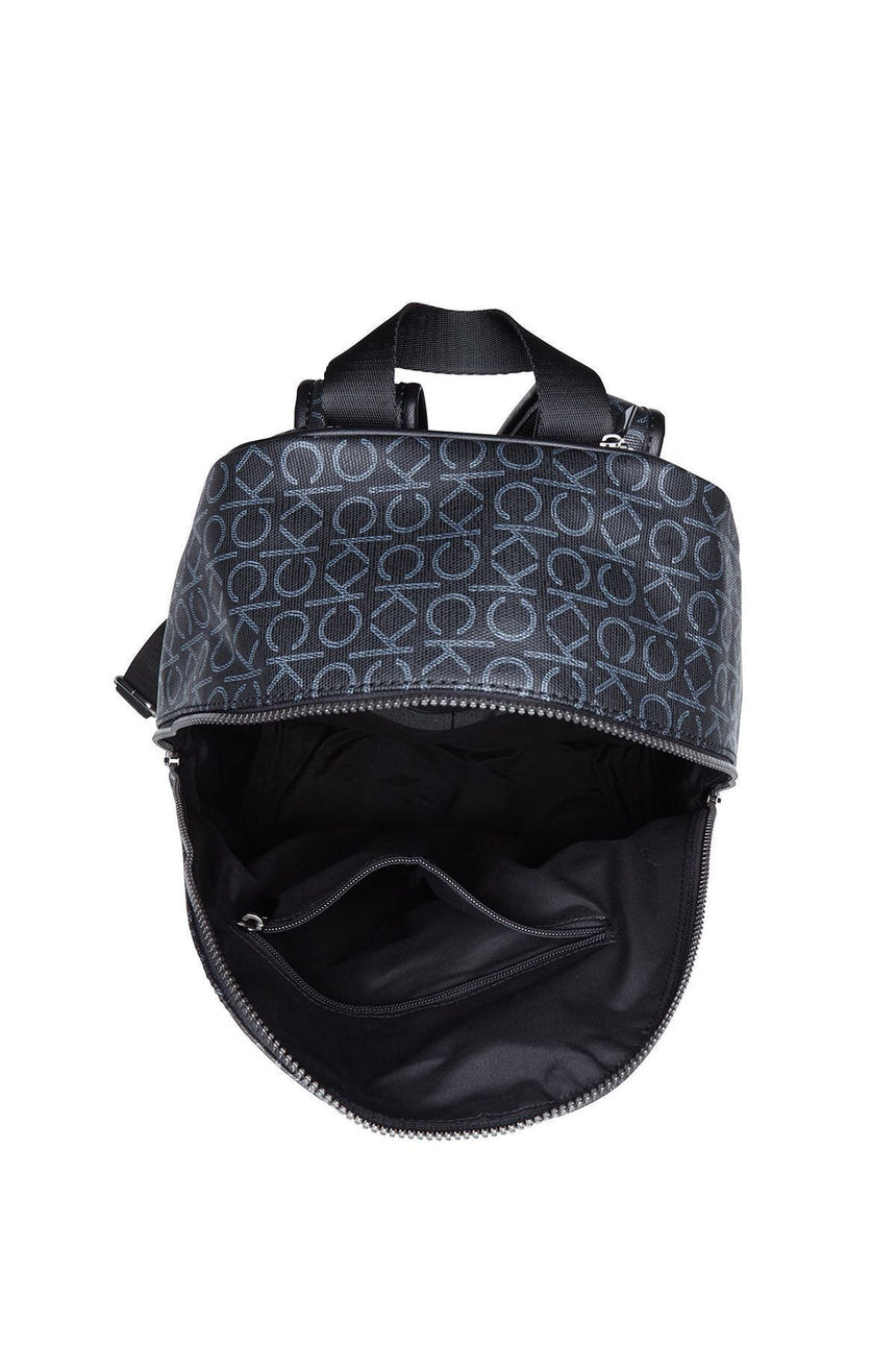 Calvin Klein Mono Round Kadın Sırt Çantası Black Mono