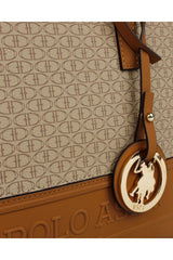 U.s Polo Assn. Kadın Omuz Çantası Koyu Bej - Taba