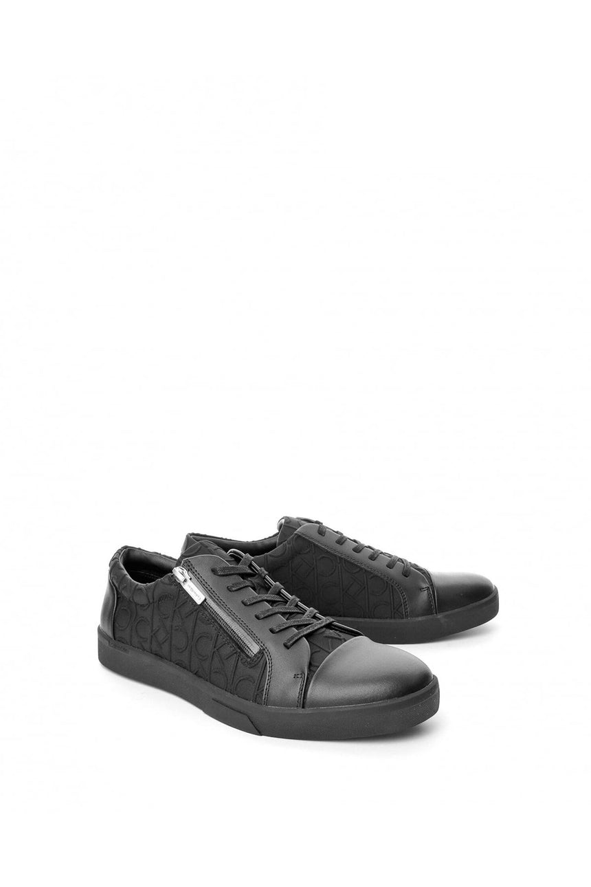 Calvin Klein Ibrahim Brsh Leat. Erkek Ayakkabı Black - Black