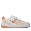 Calvin Klein Basket Cupsole Lace Mix Sneakers Bright White/Coral Rose