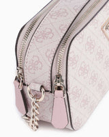 Guess Noelle Crossbody Zincir Detaylı Çapraz Askılı Çanta Orchid Logo