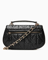 Guess Aldina 4G Logolu Kadın El Çantası Black