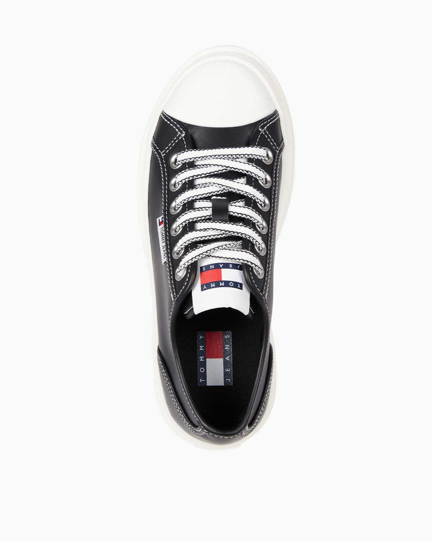 Tommy Hilfiger Foxing Low Top Sneaker Black