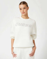 Guess Cecilia Kadın Aktif Scuba Sweatshirt Ocean Salt
