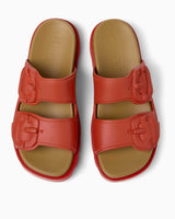 Camper Brutus Çift Bantlı Terlik Parlak Kırmızı