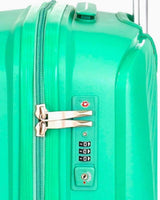 Benetton Trolley Logolu Kabin Boy Valiz Yeşil