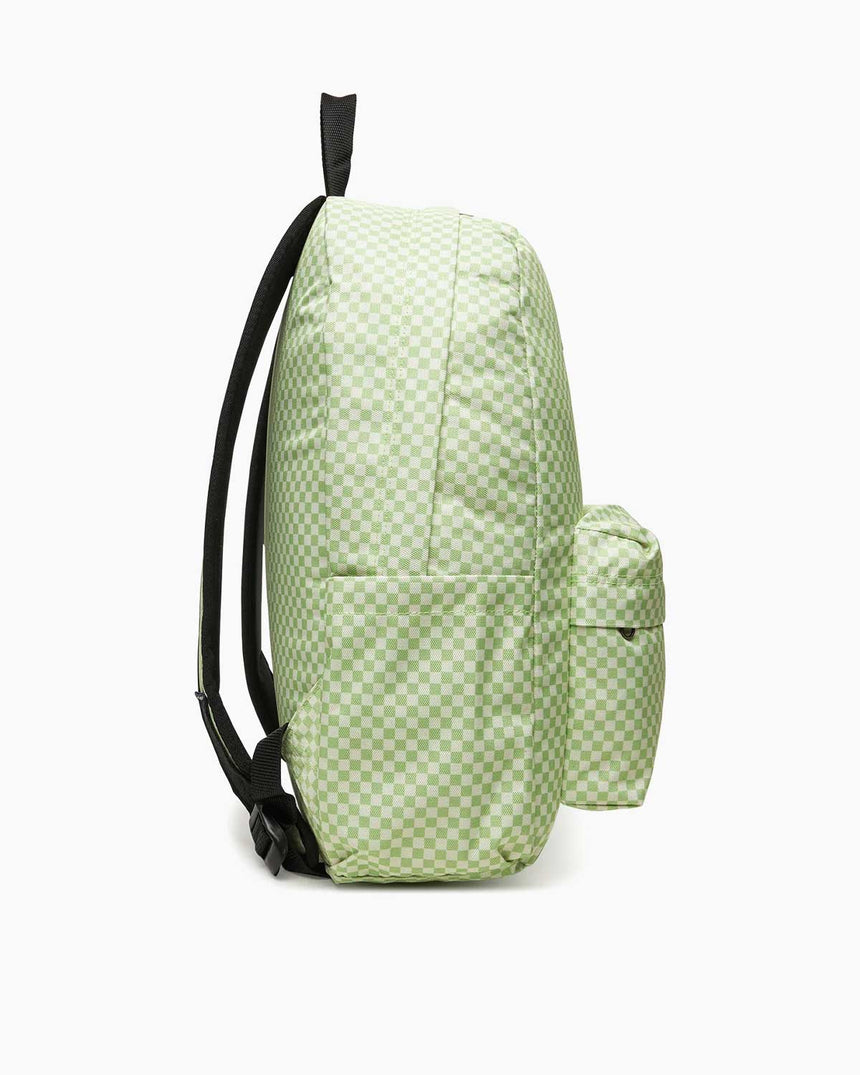 Vans Old Skool Check Sırt Çantası Shadow Lime