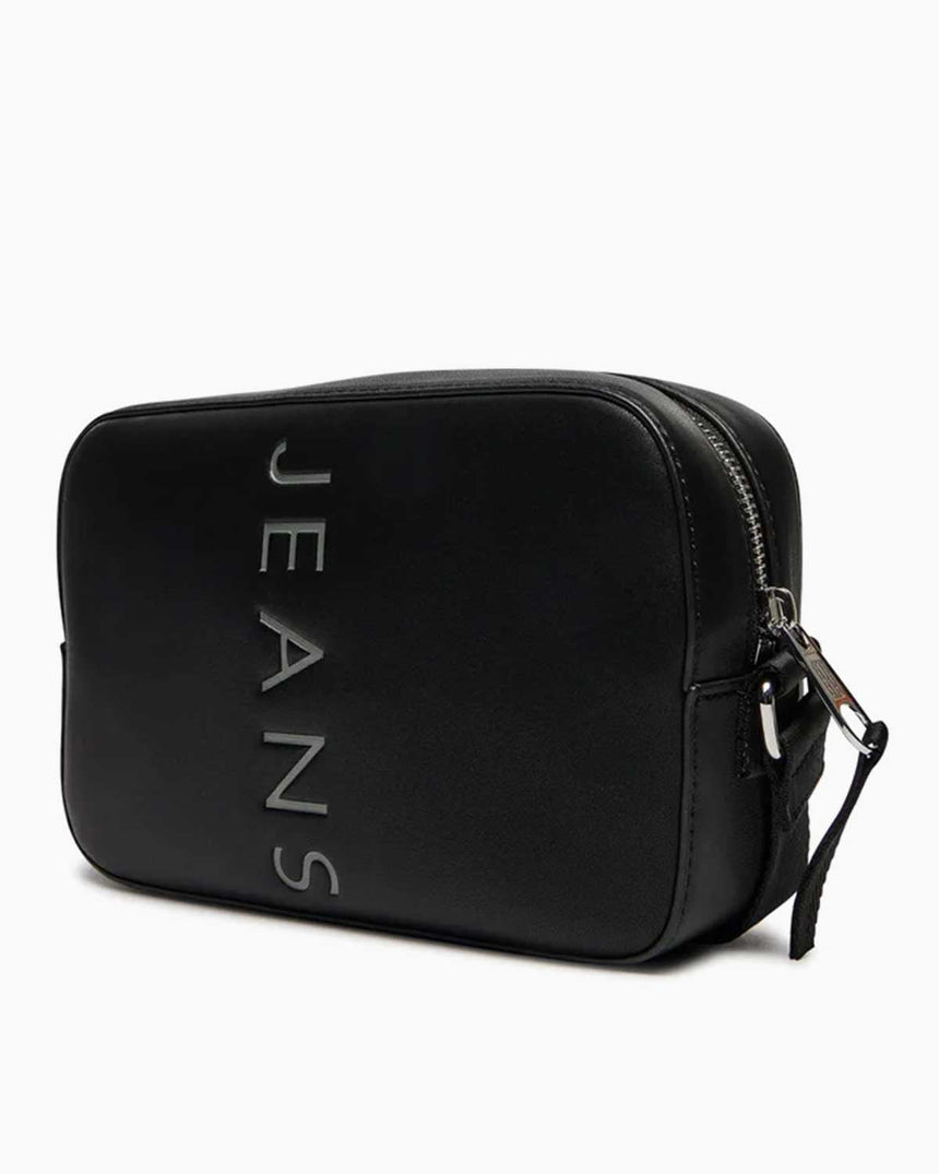 Tommy Jeans City Bold Logolu Çapraz Askılı Çanta Black