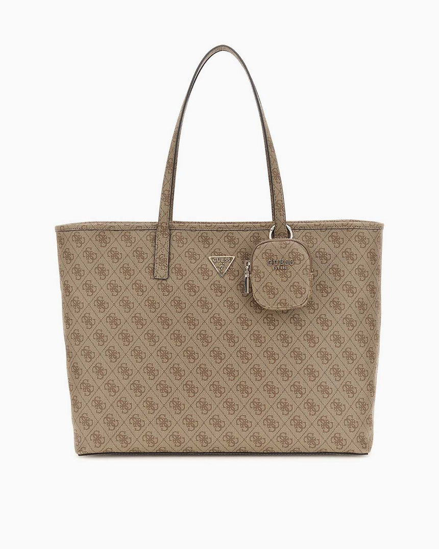 Guess Power Play II Kadın Tote Çanta Latte Logo