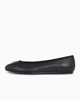 Tommy Hilfiger Leather Ballerina Casual Shoes Ayakkabı Black