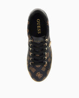 Guess Britz Kadın Logolu Sneaker Black Brown