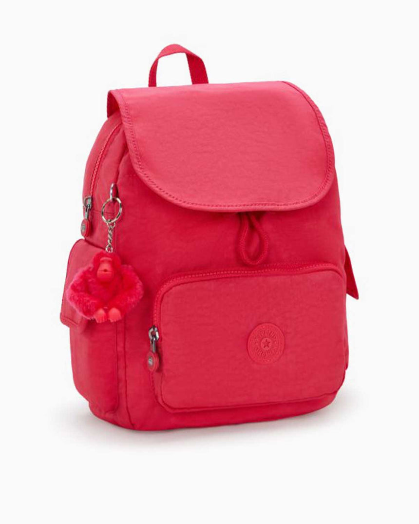 Kipling City Pack S Kapaklı Sırt Çantası Resort Pink
