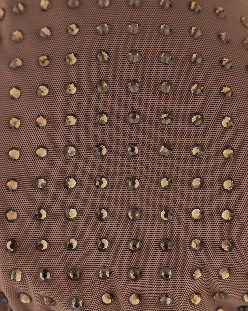 Guess Removable Padded Bikini Üstü Cognac Glass