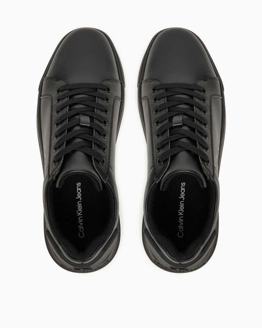 Calvin Klein Malmo Yama Detaylı Topuk Erkek Sneaker Triple Black