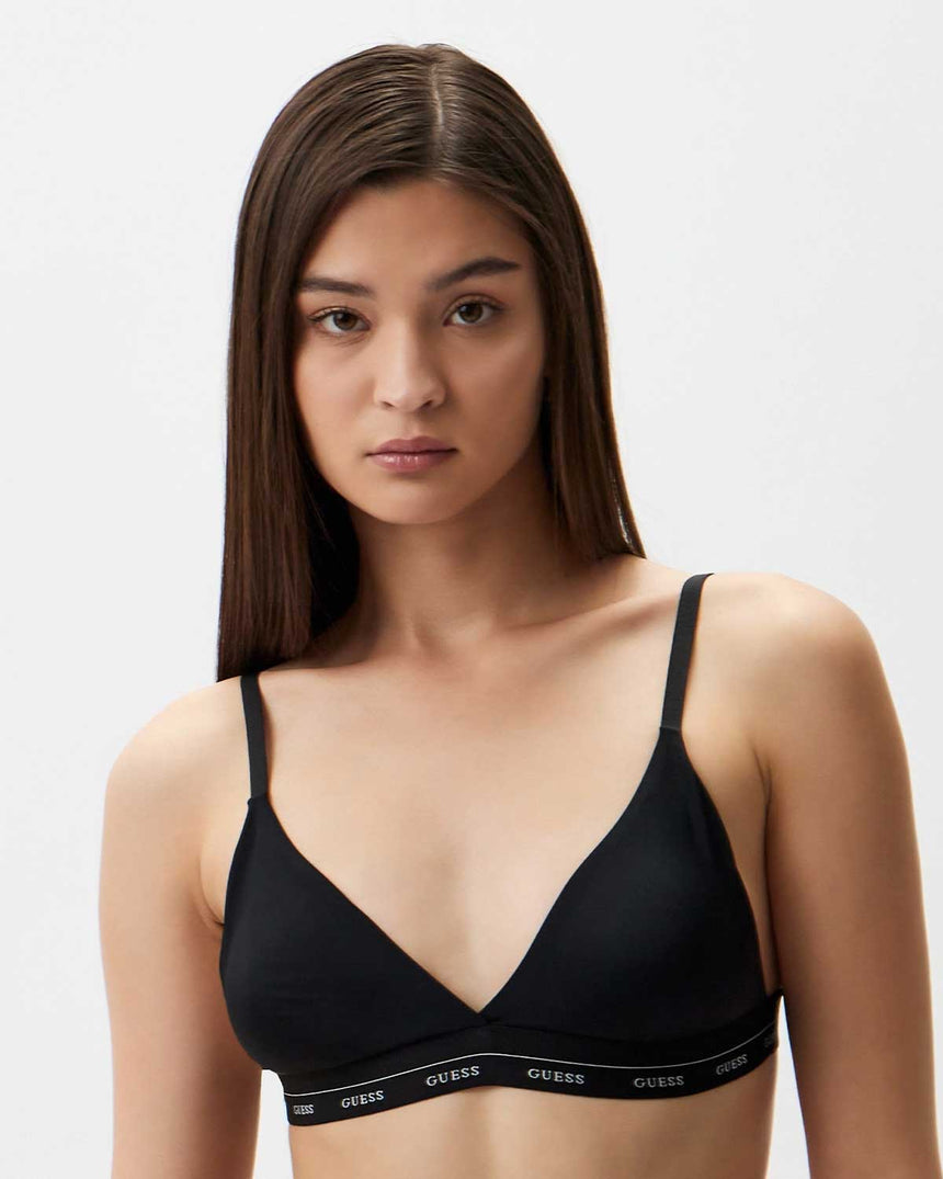 Guess Jane Kadın Üçgen Sütyen Jet Black A996