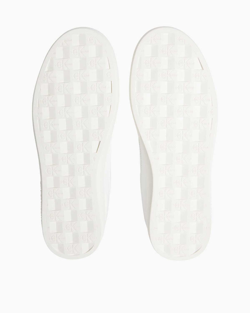 Calvin Klein Classic Cupsole Lace Up Sneaker Bright White/Tuscany
