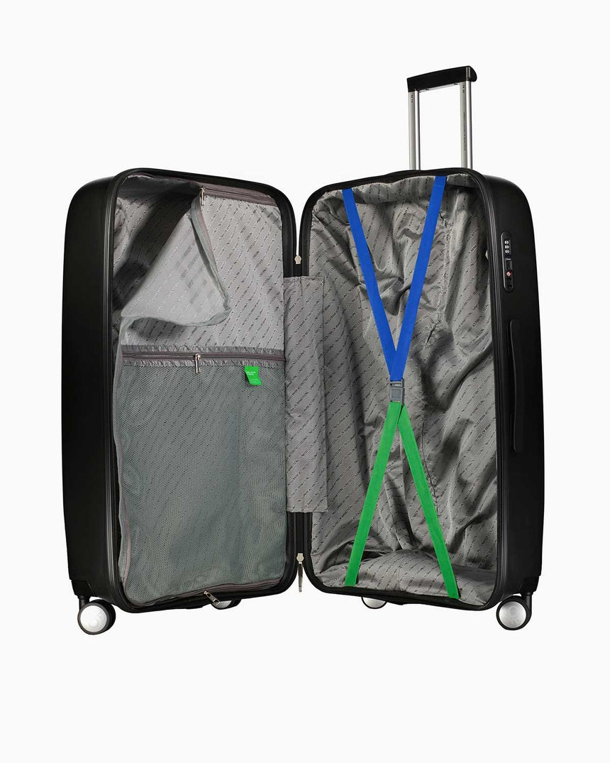 Benetton Trolley Büyük Boy Valiz Siyah