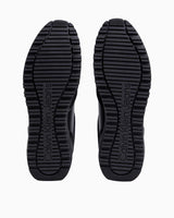 Calvin Klein Toothy Runner Low Top Süet Sneaker Triple Black