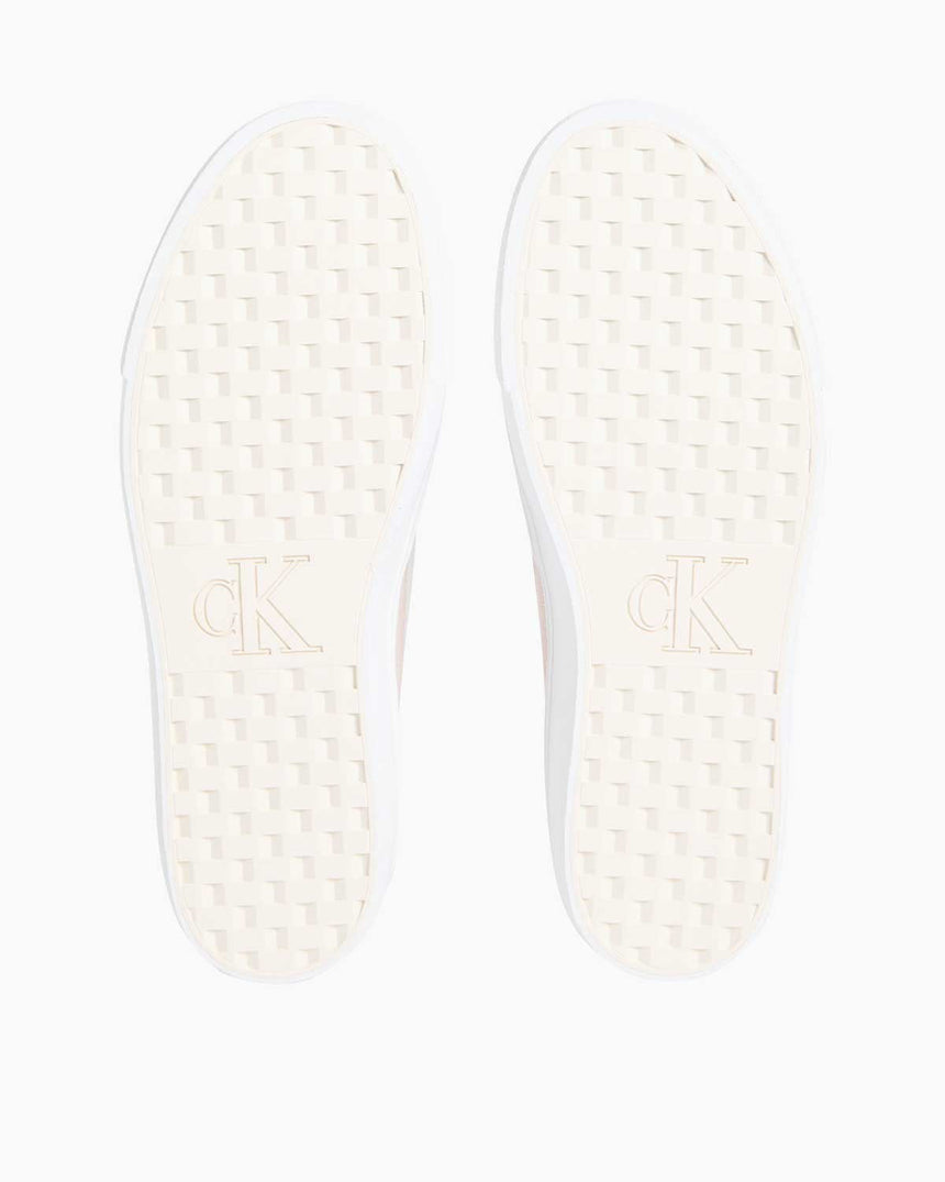 Calvin Klein Vulc Flatform Kalın Taban Sneaker Bright White/Creamy White