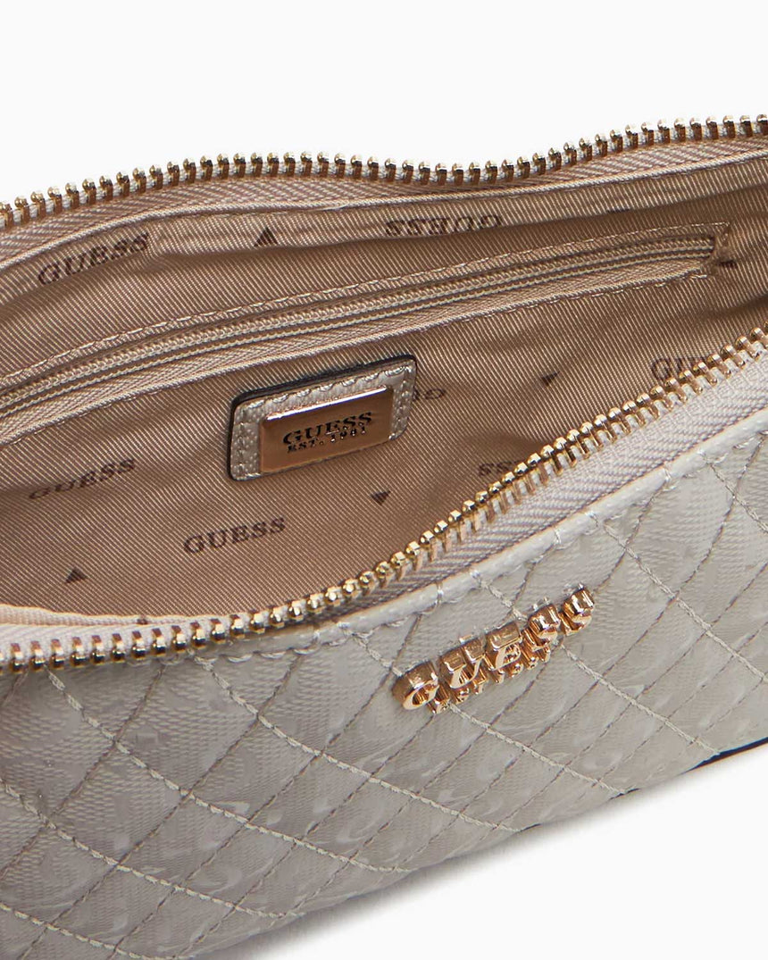 Guess Betula Zincir Detaylı Parlak Mini Çapraz Askılı Çanta Tau