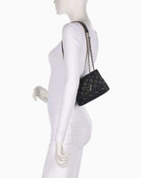 Guess Giully Mini 2 Kapaklı Kadın Omuz Çantası Black