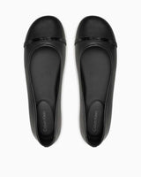 Calvin Klein Ballerina W/ Bar Lth Kadın Ayakkabı Black