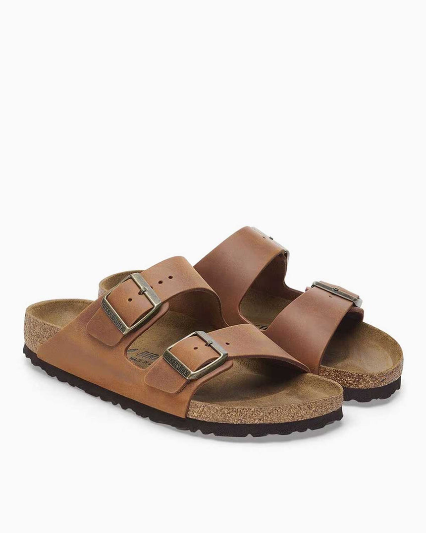 Birkenstock Arizona Leoi Terlik Cognac