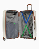 Benetton Trolley Sert Kabuklu Büyük Boy Valiz Beyaz