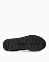 Calvin Klein Retro Runner Low Top Sneaker Black/Eggshell/White