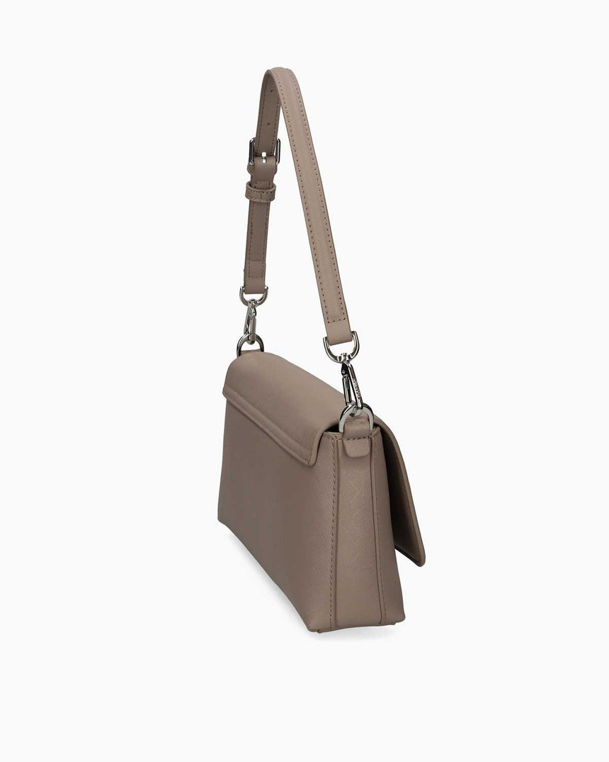 Calvin Klein Must Monogram Baskılı Omuz Çantası Cinder Monogram Pu