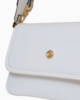 Us Polo Assn Logolu Omuz Çantası Beyaz