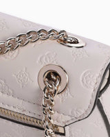 Guess Arlena Convertible Flap Omuz Çantası Taupe Logo