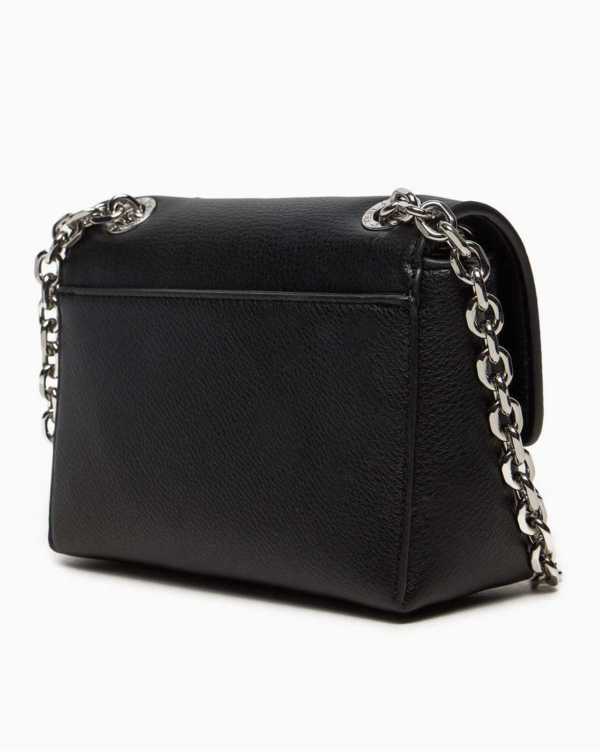 Calvin Klein Convertible Shoulder Zincir Detaylı Omuz Çantası CK Black