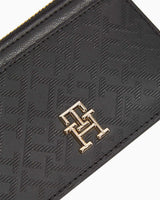 Tommy Hilfiger Distinct Long Cardholder Mono Kartlık Black