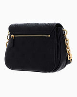 Guess Izzy Zincir Askılı Omuz Çantası Black Logo
