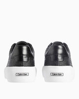Calvin Klein Lace Up Mono Baskılı Sneaker CK Black