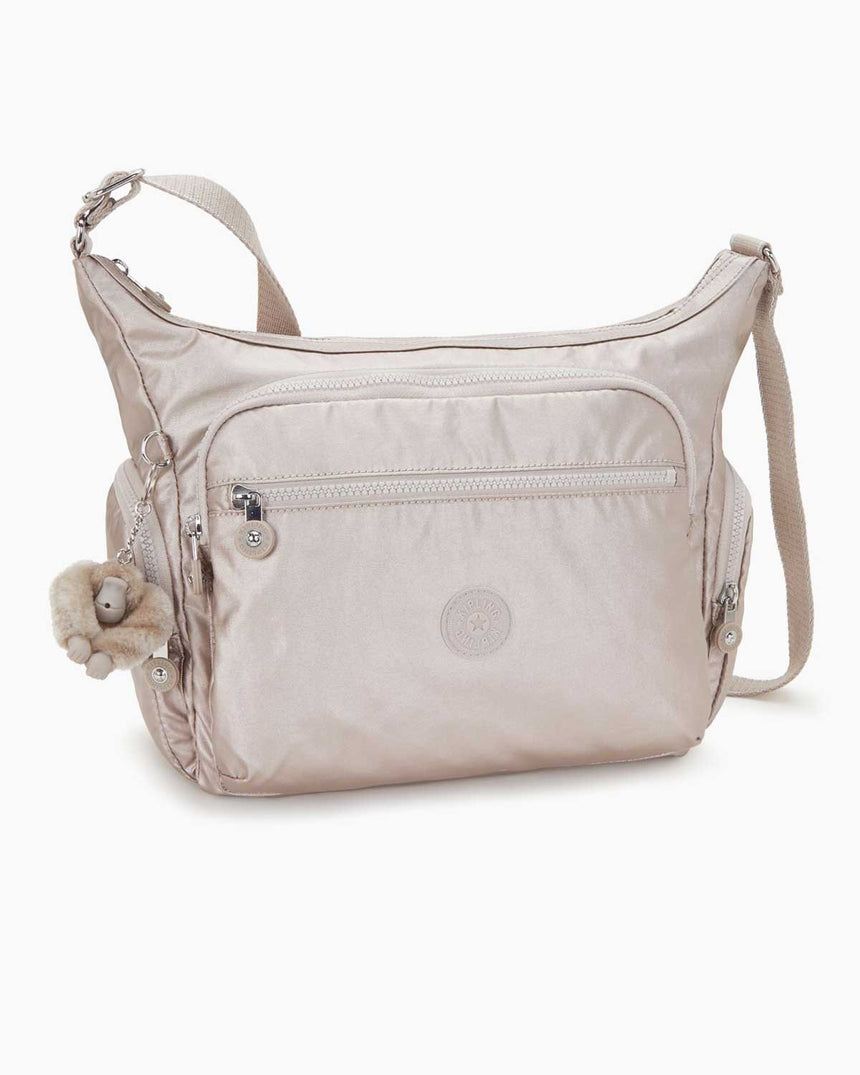Kipling Gabbie Basic Plus Kadın Omuz Çantası Metallic Glow