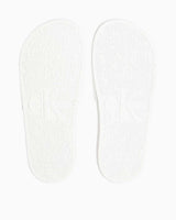 Calvin Klein Slide Monogram Flip Flops Terlik Bright White/Black