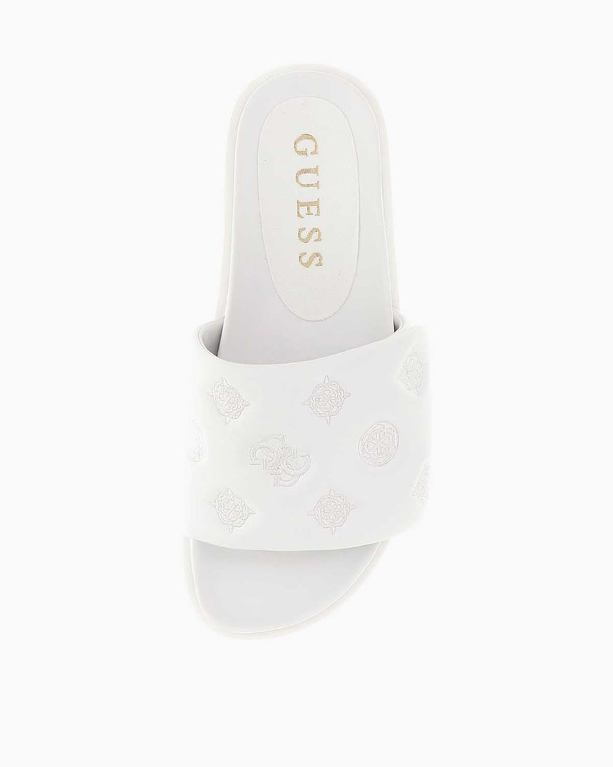 Guess Fabio2 Logo Terlik White