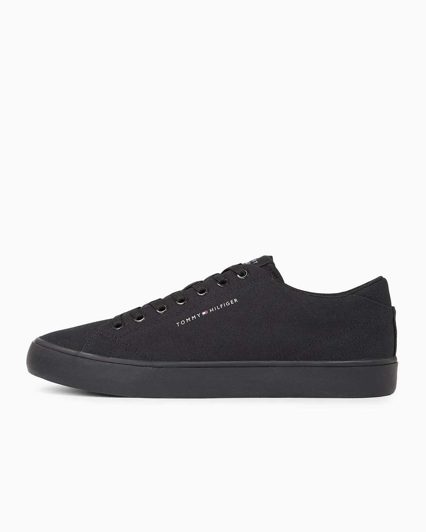 Tommy Hilfiger Low Top Canvas Ayakkabı Black
