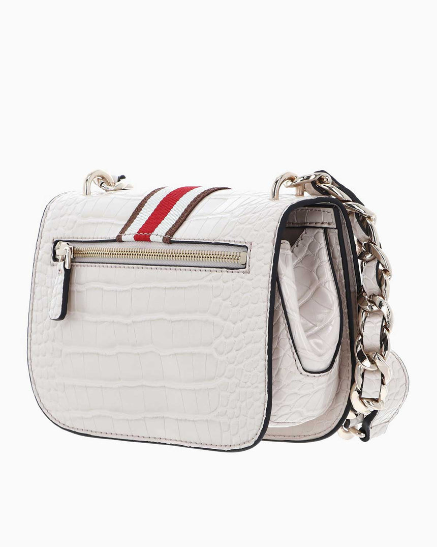 Guess Nelka Crossbody Çapraz Askılı Çanta Stone