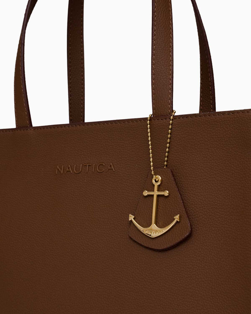 Nautica Ladies Logolu Çanta Açık Kahve