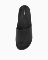 Guess Logo Plaj Terlik Black